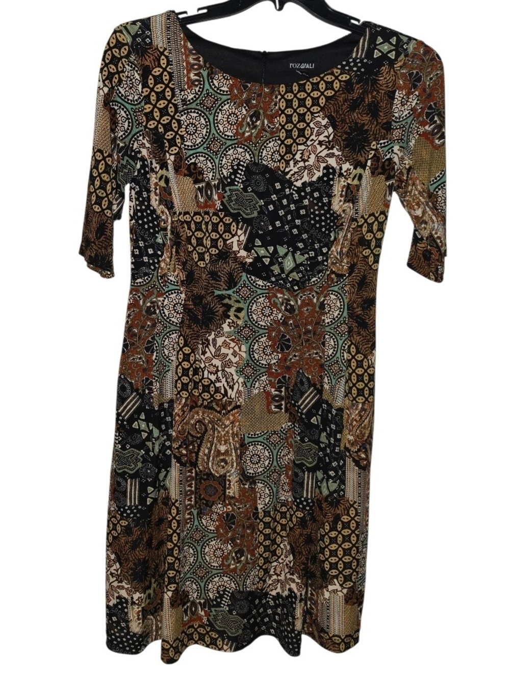 Roz & Ali Multicolored Dress Size 10